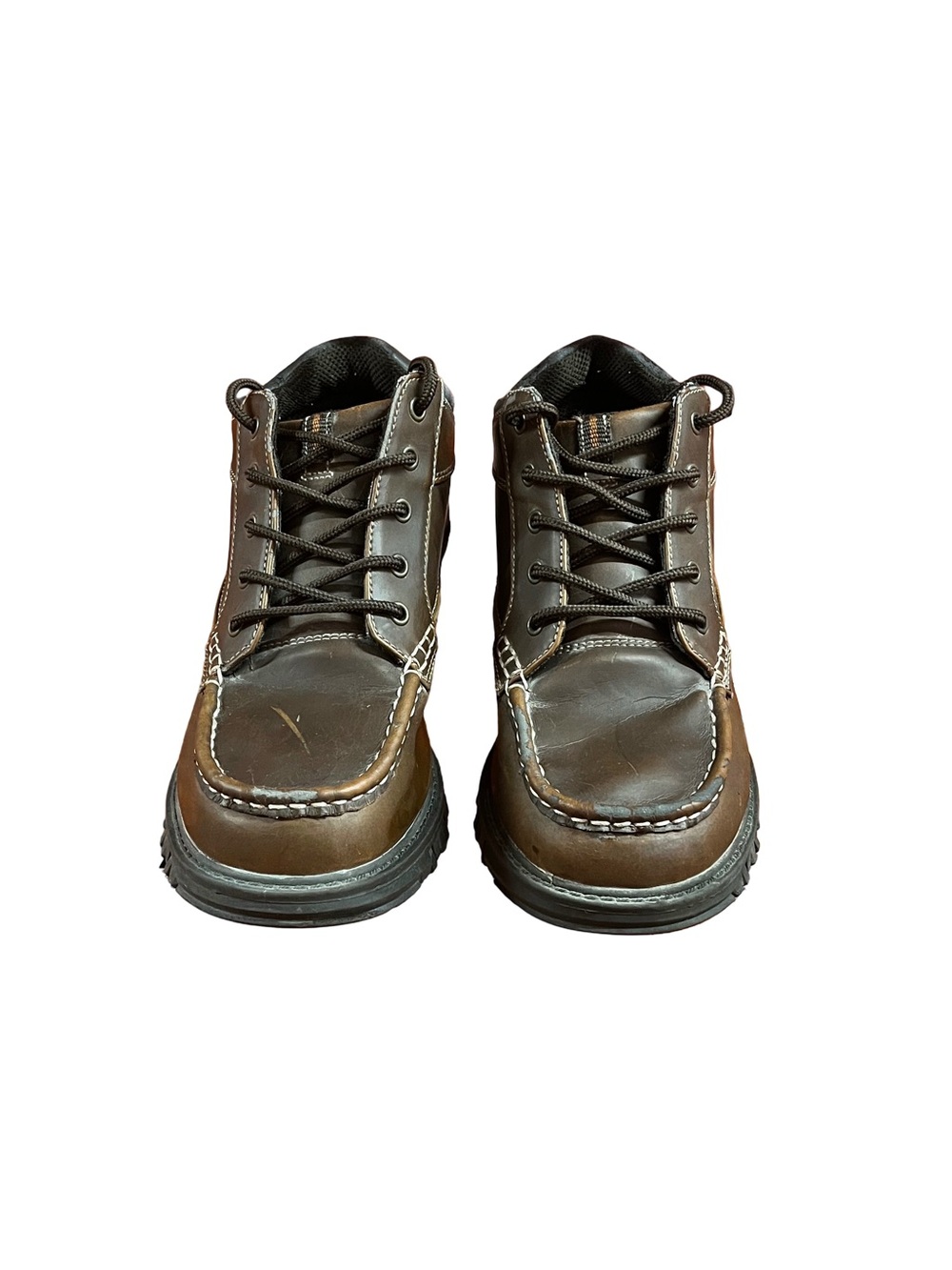 Arizona Jean Company Brown Leather Hiking Fall Ankle Boots Women’s Size 7.5